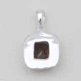 Smoky Quartz Silver Pendants