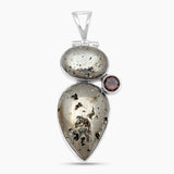 925 Sterling Silver Pyrite Pendants
