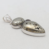 925 Sterling Silver Pyrite Pendants