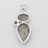 925 Sterling Silver Pyrite Pendants