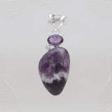 925 Sterling Silver Amethyst Lace Pendants