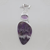 925 Sterling Silver Amethyst Lace Pendants