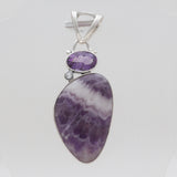 925 Sterling Silver Amethyst Lace Pendants
