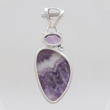 925 Sterling Silver Amethyst Lace Pendants