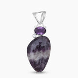 925 Sterling Silver Amethyst Lace Pendants
