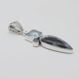 Dendritic Opal Silver Pendants