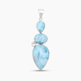 925 Sterling Silver Larimar Pendants