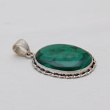 925 Sterling Silver Malachite Pendants