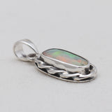 925 Sterling Silver Ethiopian Opal Pendants