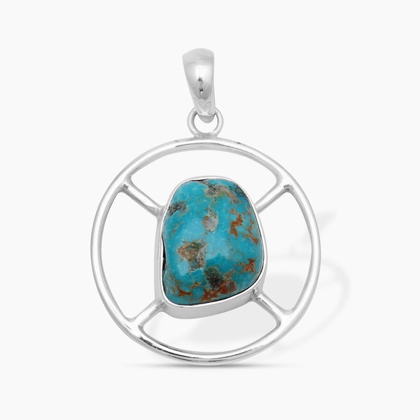 Mexican Turquoise Silver Pendants