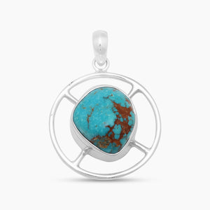 Mexican Turquoise Silver Pendants