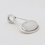 Rainbow Moonstone Silver Pendants