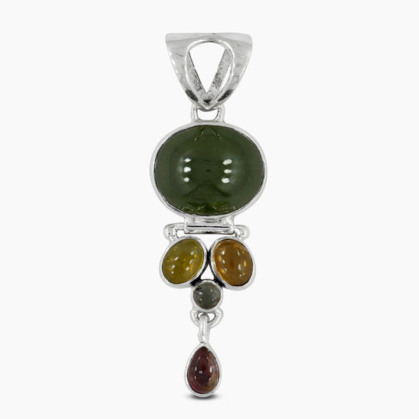 925 Sterling Silver Idocrase Pendants