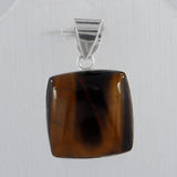 Tiger Eye 925 Sterling Silver Pendant