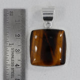 Tiger Eye 925 Sterling Silver Pendant