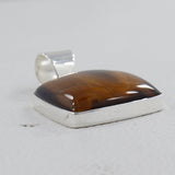 Tiger Eye 925 Sterling Silver Pendant