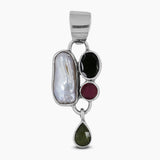 925 Silver Natural Pearl Pendants
