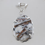 925 Sterling Silver Astrophyllite Pendants