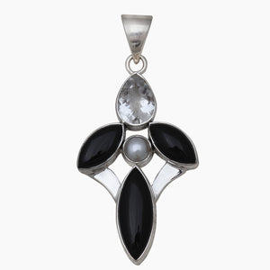 925 Silver Black Onyx Pendants