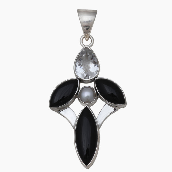 925 Silver Black Onyx Pendants