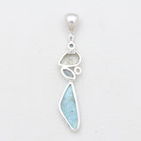 925 Sterling Silver Larimar Pendants