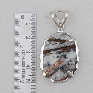 925 Sterling Silver Astrophyllite Pendants