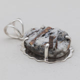 925 Sterling Silver Astrophyllite Pendants