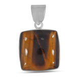 Tiger Eye 925 Sterling Silver Pendant