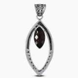 925 Silver Smoky Quartz Pendants