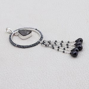 925 Sterling Silver Shungite Pendants