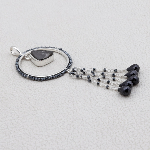 925 Sterling Silver Shungite Pendants