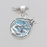 925 Sterling Silver Larimar Designer Pendants
