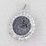 Peacock Designer Silver Pendant