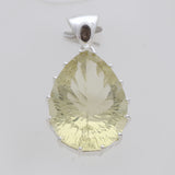 925 Sterling Silver Lemon Quartz Pendants