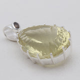 925 Sterling Silver Lemon Quartz Pendants