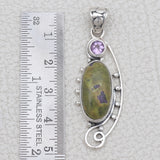 Tasmanian Serpentine Silver Pendant