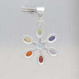 925 Starling Silver Multi Stone Pendants