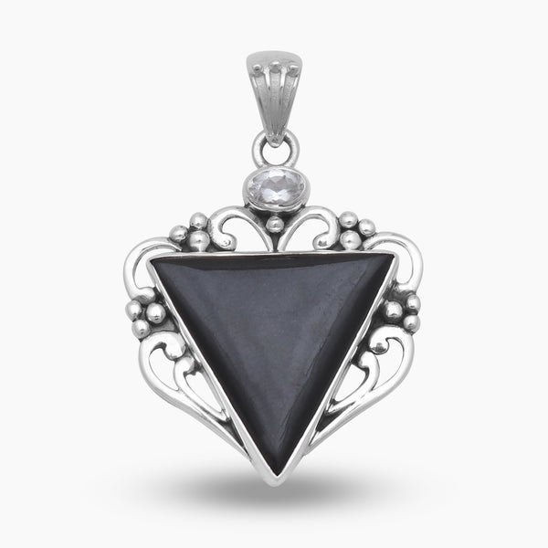 925 Silver Black Onyx Pendants