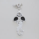 Black Onyx & Pearl Silver Designer Pendants