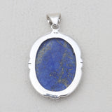 925 Sterling Silver Lapis Lazuli Pendants