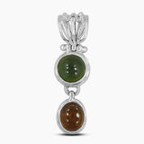 925 Silver Multi Tourmaline Pendants