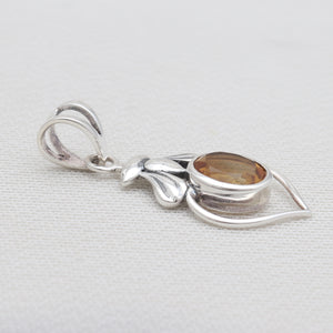 925 Sterling Silver Citrine Pendants