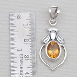 925 Sterling Silver Citrine Pendants