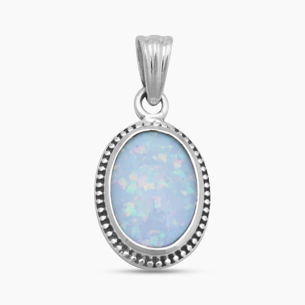 Ethiopian Opal Silver Pendants