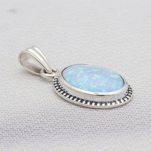 Ethiopian Opal Silver Pendants
