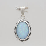 Ethiopian Opal Silver Pendants