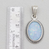 Ethiopian Opal Silver Pendants