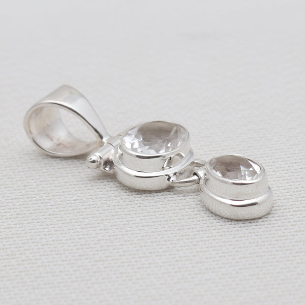925 Sterling Silver Crystal Pendants