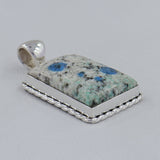 K2 Jasper 925 Sterling Silver Pendant