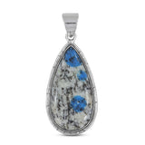 Natural K2 Jasper 925 Sterling Silver Pendant